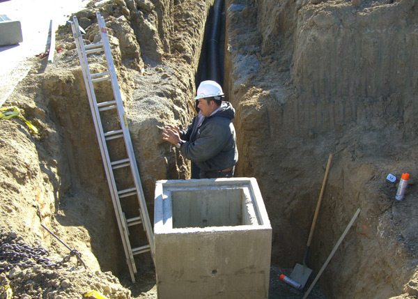 Pipeline and area drainage